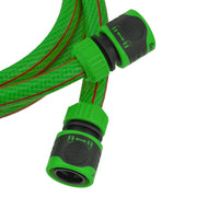 Premium Garden Hose Green with Green Lock Connectors - Garden watering