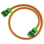 Premium Garden Hose Yellow with Green Lock Connectors - Garden watering