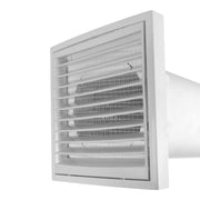 Through Wall Ventilation Kit Louvre Vent VC-KR0153 with Graphite External Vent - OTHER