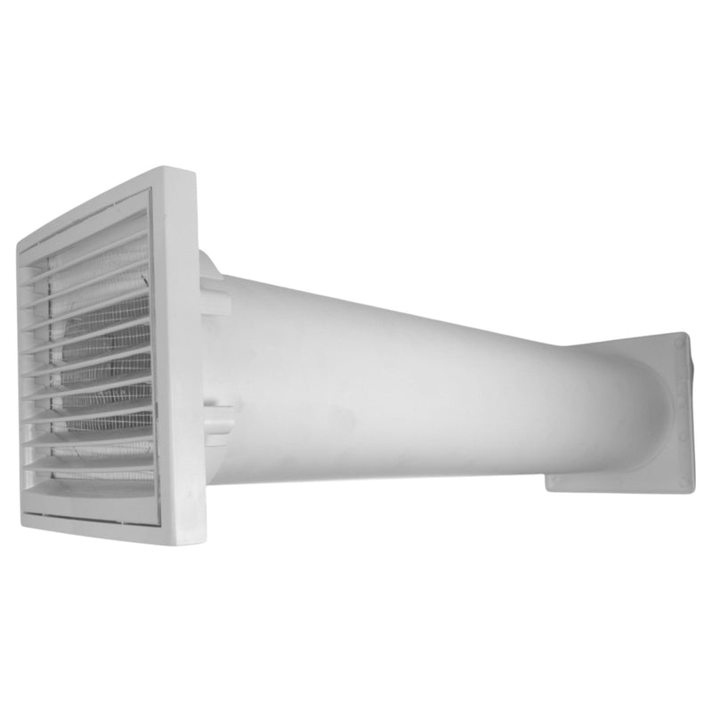 Through Wall Ventilation Kit Louvre Vent VC-KR0153 with White External Vent - OTHER