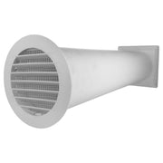 Through Wall Ventilation Kit Round Louvre Vent VC-KRO0184 with Brown External Vent - OTHER