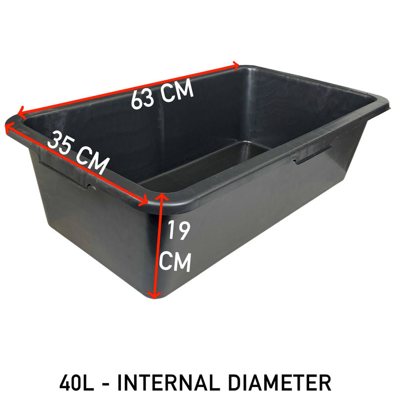 Versatile Large 40L Dog Bath/Pool/Tub - Suitable for Small Dog Breeds - with Drain Plug & Premium Connector - Durable, Easy to Store - Animals & Pet Supplies > Pet Supplies > Pet Grooming Supplies