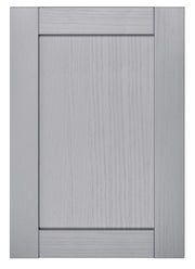Balmoral Wood Grain 'Skinny' Shaker Dove Grey Ash- Replacement Kitchen Doors (495mm High) - Hardware > Hardware Accessories > Cabinet Hardware > Cabinet Doors