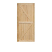 Knotty Pine Unfinished Internal Barn Door 42" 2134 x 970mm - Doors