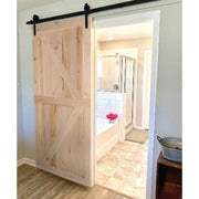 Knotty Pine Unfinished Internal Barn Door 42" 2134 x 970mm - Doors