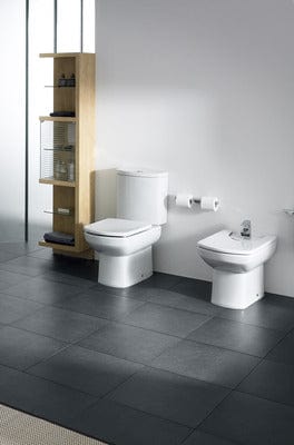 Senso Box-Rim Toilet Pan with Floor Fixing Kit - Bathrooms