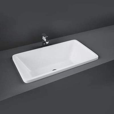 Chameleon Over Counter Wash Basin in Alpine White - Bathrooms