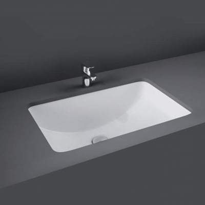 Cleo Under Counter Wash Basin in Alpine White - Bathrooms