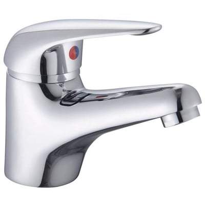 Mono Basin Chrome Mixer Tap with Clicker Waste - Bathrooms