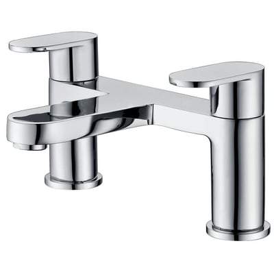 Round Bath Filler in Chrome - Bathrooms
