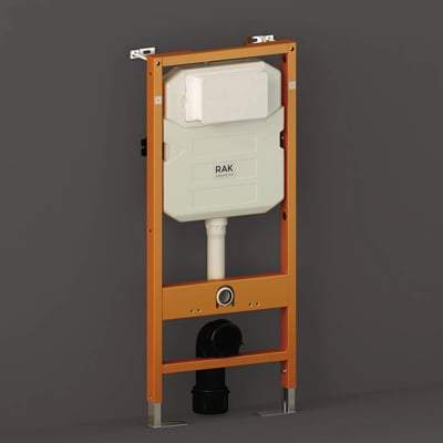 12cm Front Flush Regular Concealed Cistern and Frame for Wall Hung Pan - Bathrooms