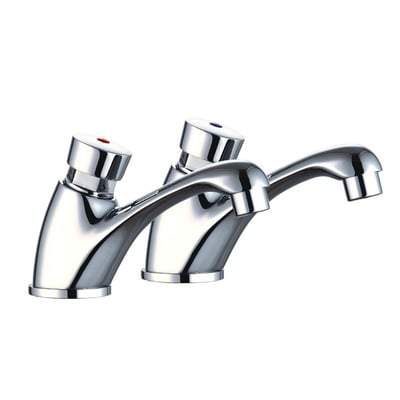 Non Concussive Basin Taps - (Pair) - Bathrooms