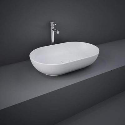 Oval Counter Top Wash Basin 55cm - All Colours - Bathrooms
