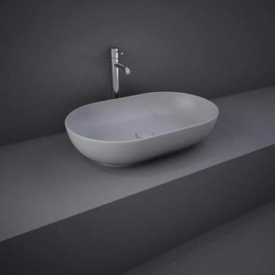 Oval Counter Top Wash Basin 55cm - All Colours - Bathrooms