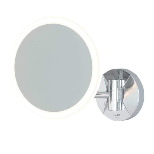 Plus LED Illuminated Round 3x Magnifying Mirror with Magnetic Pull Out Switch - Bathrooms