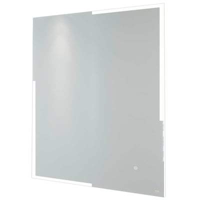 Citrine LED Illuminated Portrait Mirror with Demister, Shavers Socket and Touch Sensor Switch - Bathrooms