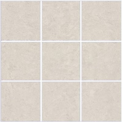 Lounge Light Grey Unpolished Mosaic Tile Sheet - Tiles