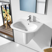 Nexo Wall Hung Cloakroom Basin 1 Tap Hole - Bathrooms