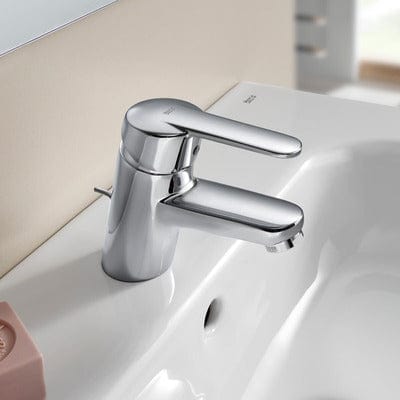 Victoria V2 Chrome Smooth Body Basin Mixer Tap - Bathrooms