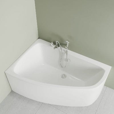 Cleo Offset Corner Bath - 1500 x 1000mm - Bathrooms