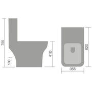 Bella Close Coupled Toilet Pack - Bathrooms