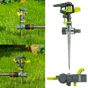 Pulsating Sprinkler on Spike Lime - Home & Garden > Lawn & Garden Garden watering