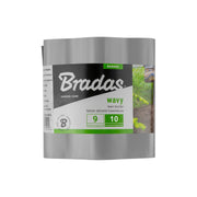 Wavy Plastic Garden Lawn Edging, H=10CM, L=9M, Light Gray - Hardware > Fencing & Barriers > Garden Borders & Edging > Edging Garden tools & Accesories