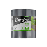 Wavy Plastic Garden Lawn Edging, H=10CM, L=9M, Gray - Hardware > Fencing & Barriers > Garden Borders & Edging > Edging Garden tools & Accesories