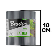 Wavy Plastic Garden Lawn Edging, H=10CM, L=9M, Gray - Hardware > Fencing & Barriers > Garden Borders & Edging > Edging Garden tools & Accesories