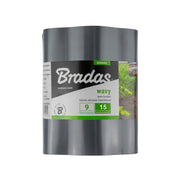 Wavy Plastic Garden Lawn Edging, H=15CM, L=9M, Gray - Hardware > Fencing & Barriers > Garden Borders & Edging > Edging Garden tools & Accesories