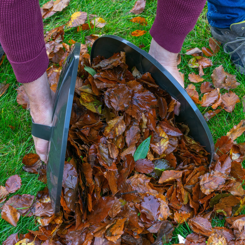 Leaf Grab Garden Cleaning Scoops, Dark Gray - Home & Garden > Lawn & Garden Garden tools & Accesories