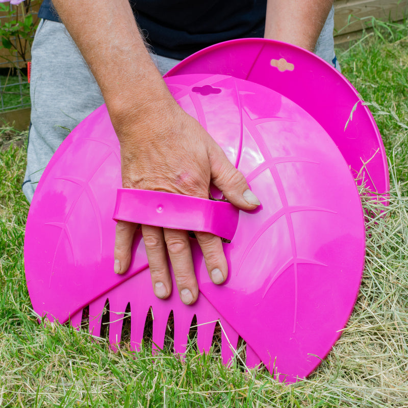 Leaf Grab Garden Cleaning Scoops, Pink - Home & Garden > Lawn & Garden > Gardening > Gardening Tools Garden tools & Accesories