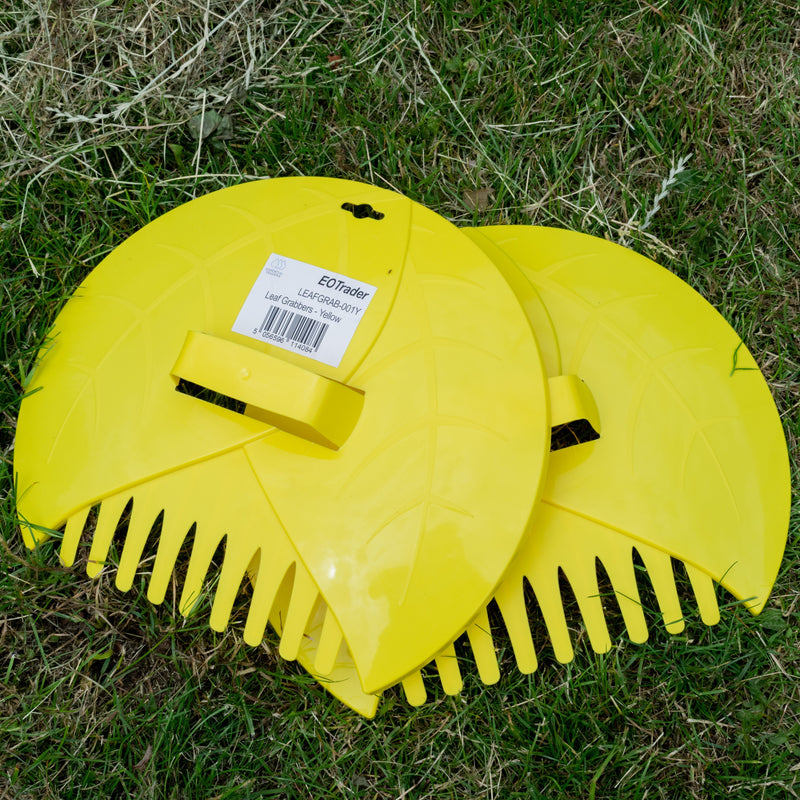Leaf Grab Garden Cleaning Scoops, Yellow - Home & Garden > Lawn & Garden > Gardening > Gardening Tools Garden tools & Accesories