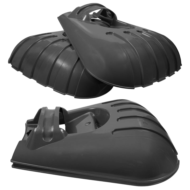 Leaf Grab Large Garden Cleaning Scoops, Dark Gray - Home & Garden > Lawn & Garden Garden tools & Accesories
