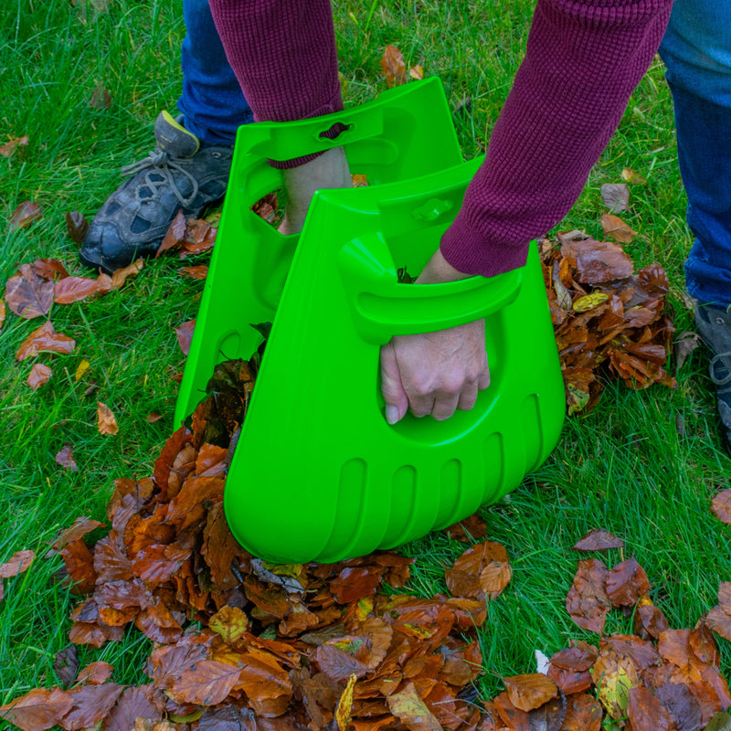 Leaf Grab Large Garden Cleaning Scoops, Green - Home & Garden > Lawn & Garden Garden tools & Accesories