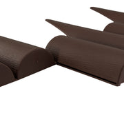 Lawn Edging, Plastic Palisade Wood Effect, 2.5m Box, Brown - Hardware > Fencing & Barriers > Garden Borders & Edging Garden tools & Accesories