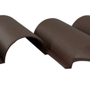 Lawn Edging, Plastic Palisade Wood Effect, 2.5m Box, Brown - Hardware > Fencing & Barriers > Garden Borders & Edging Garden tools & Accesories