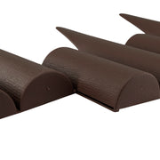 Lawn Edging, Plastic Palisade Wood Effect, 2.5m Box, Brown - Hardware > Fencing & Barriers > Garden Borders & Edging Garden tools & Accesories