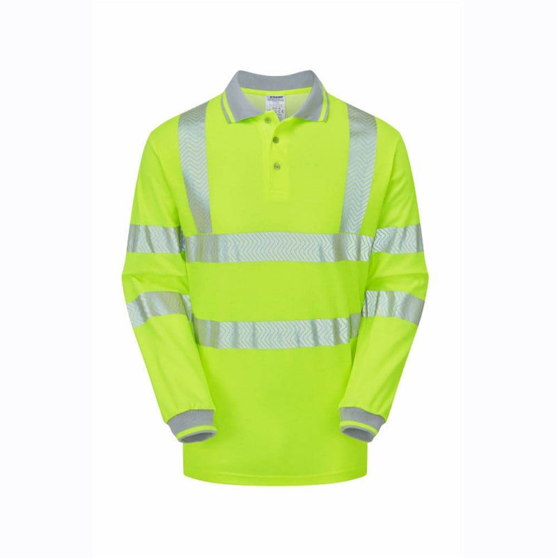 PULSAR LIFE LFE903 / LFE904 Long Sleeve Hi-Vis Polo Shirt - HI-VIS T-SHIRTS