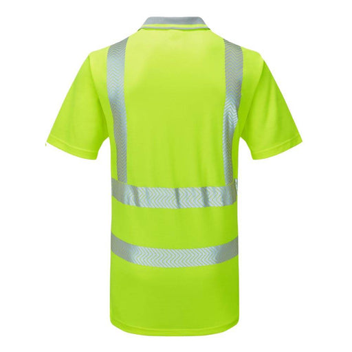 PULSAR LFE923 Protect Short Sleeved Hi-Vis Polo shirt - HI-VIS T-SHIRTS