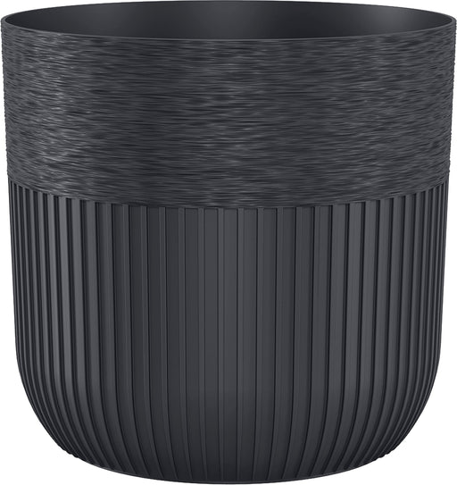 Luca Pot without Hole 190mm Deep Black - Home & Garden > Lawn & Garden > Gardening > Pots & Planters > Pots Planting