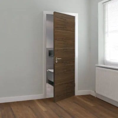 Lara Walnut Pre Finished Internal Door - All Sizes -