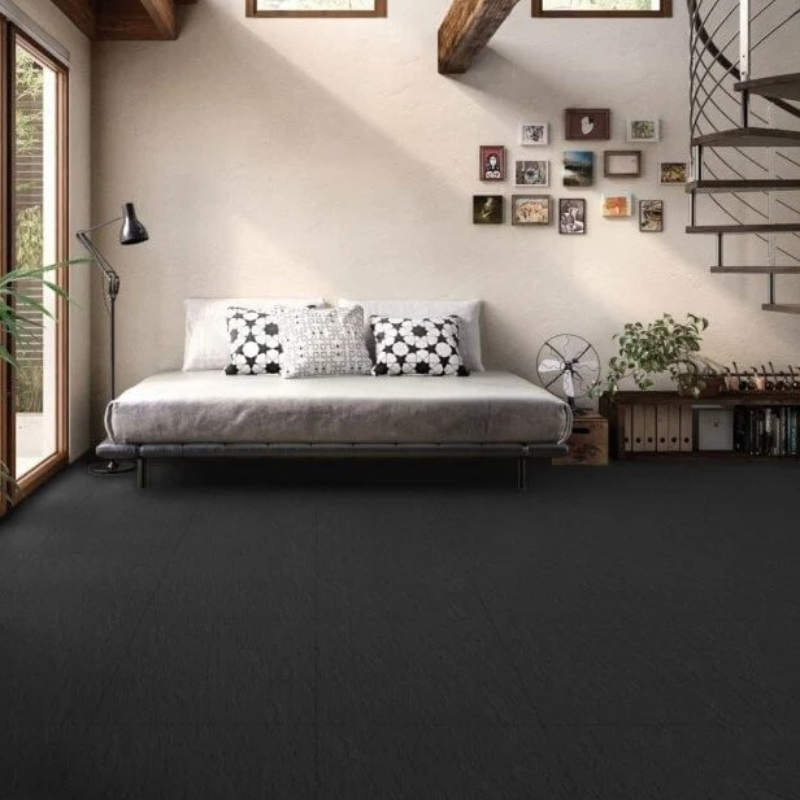 Lounge Black Rustic - All Sizes - Tiles