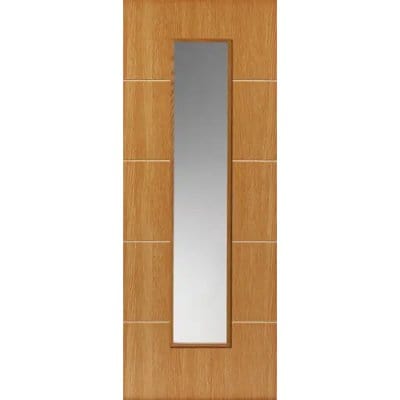 Louvre Oak Painted Internal Door - All Sizes - Doors