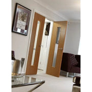 Louvre Oak Painted Internal Door - All Sizes - Doors