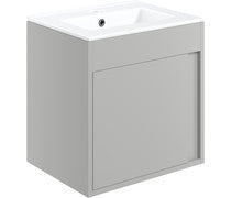 Lucas 510mm Wall Hung Unit Inc. Basin -