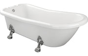 Lucretia Freestanding 1530x670x760mm 2TH Bath w/Feet -