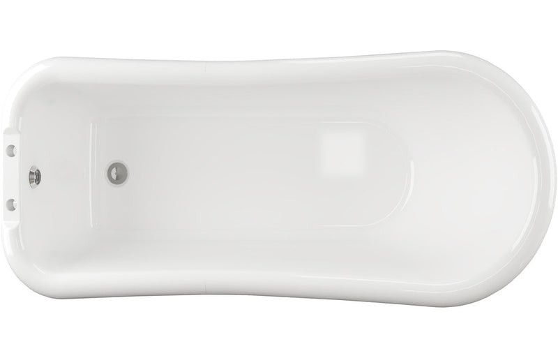 Lucretia Freestanding 1530x670x760mm 2TH Bath w/Feet -