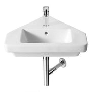 Dama-N 650mm Wall-Hung Corner Basin 1 Tap Hole - Bathrooms