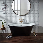 Bow Traditional Freestanding Double Ended Bath w/ Integrated Waste - All Colours - Bathrooms